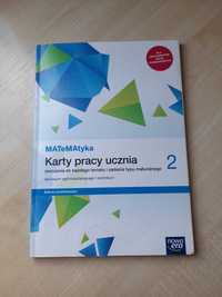 MATeMAtyka 2 Karty pracy ucznia. Zakres podstawowy ponadpodstawowa