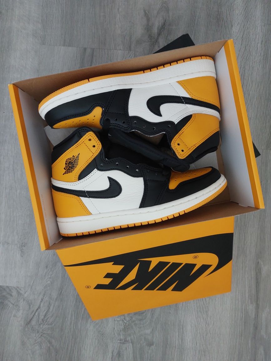 Jordan 1 High Yellow Toe [TAXI] 36.5