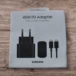 Oryginalna ładowarka Samsung 45 W w pudełku z przewodem USB typu C - C