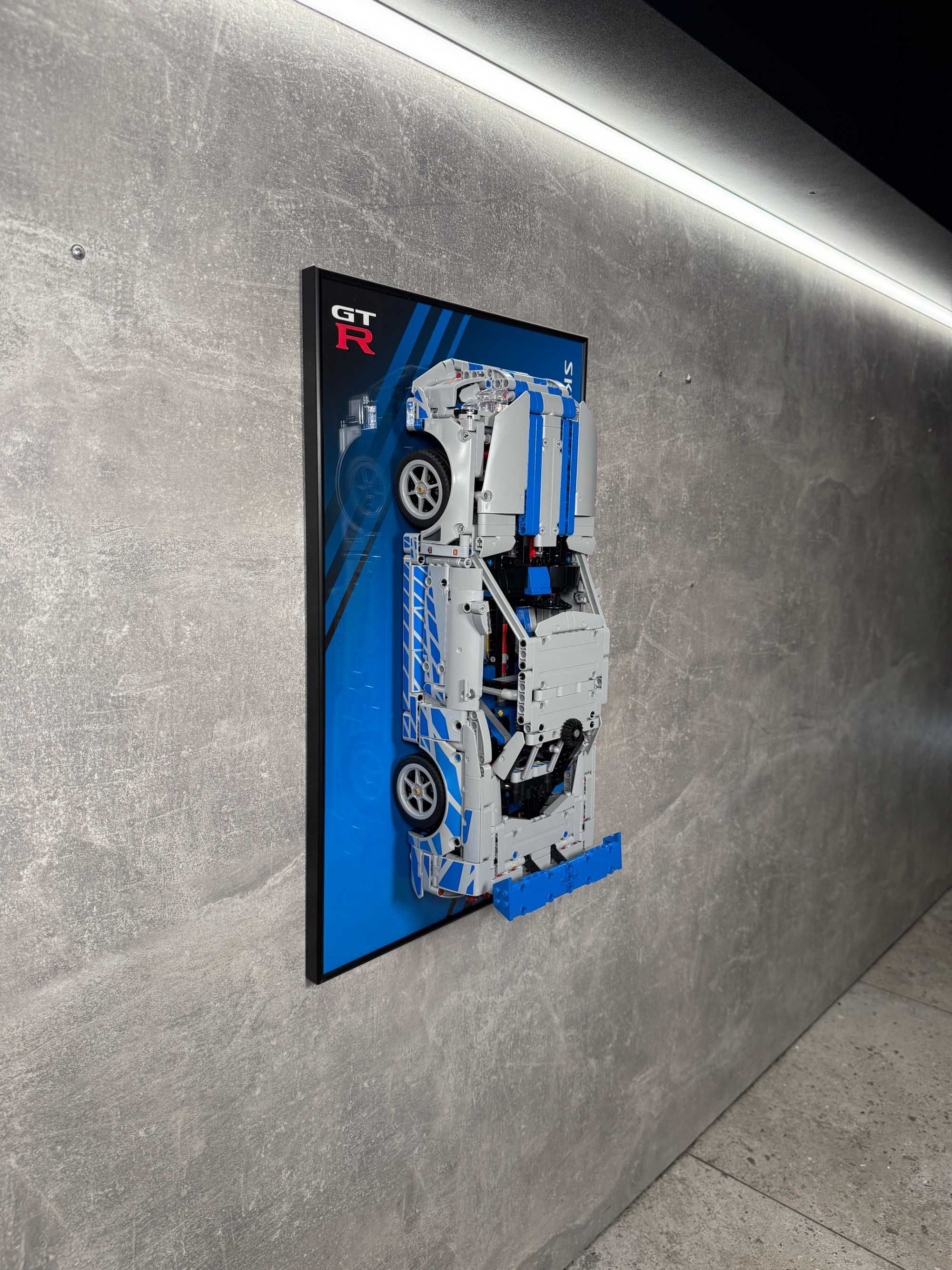 Рамка на Стіну для Лего LEGO Technic Nissan Skyline GT-R (R34) 42210