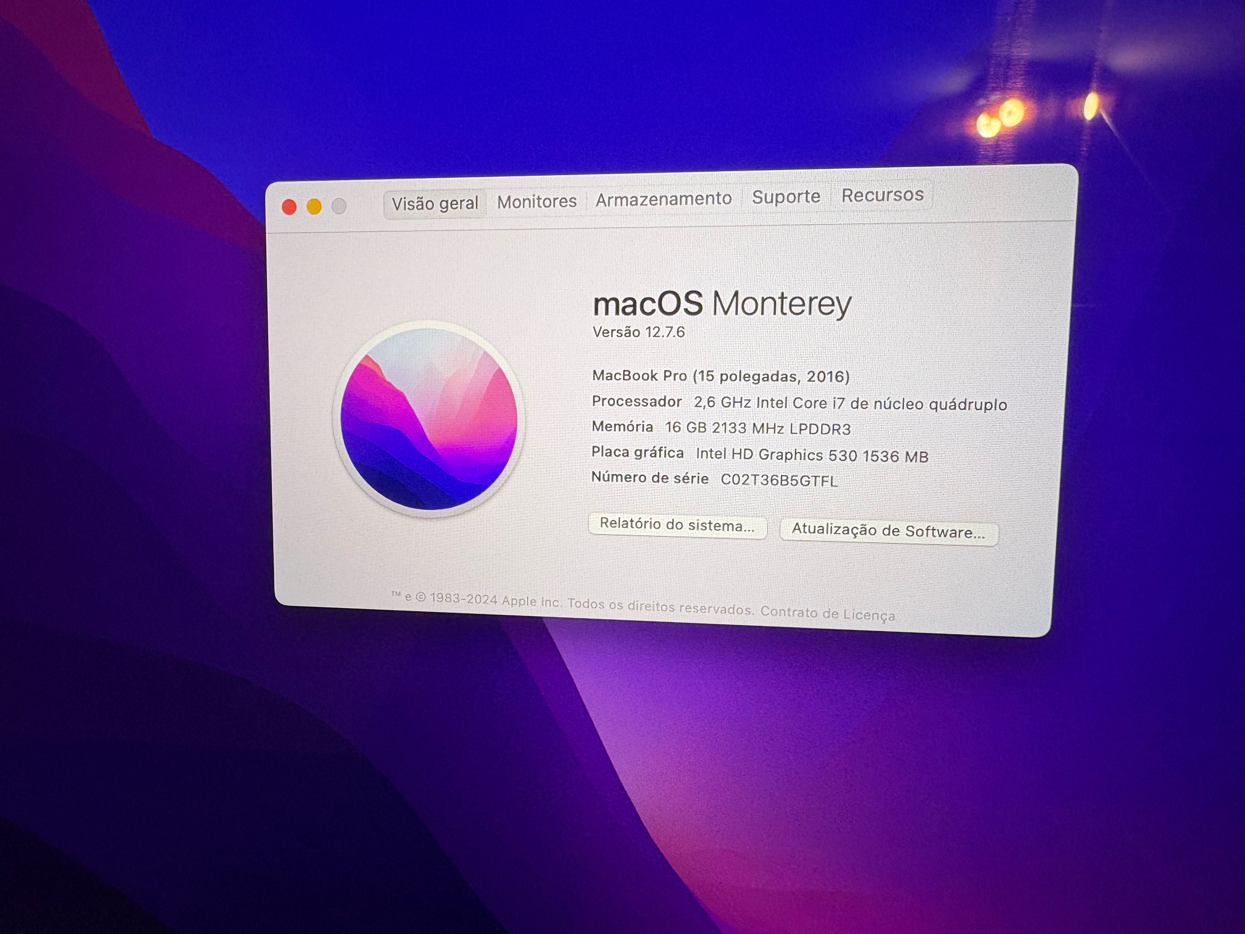 MacBook Pro i7 16gb ram