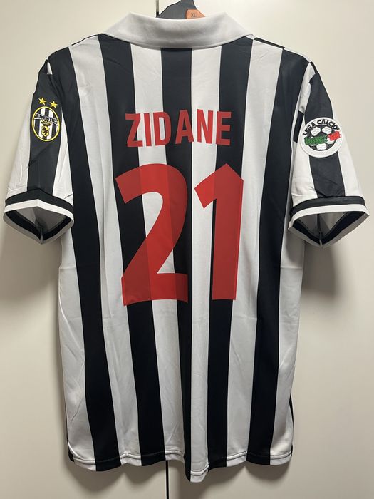 Koszulka Zidane 21 Juventus Kappa 99/00 XL Retro Vintage Calcio