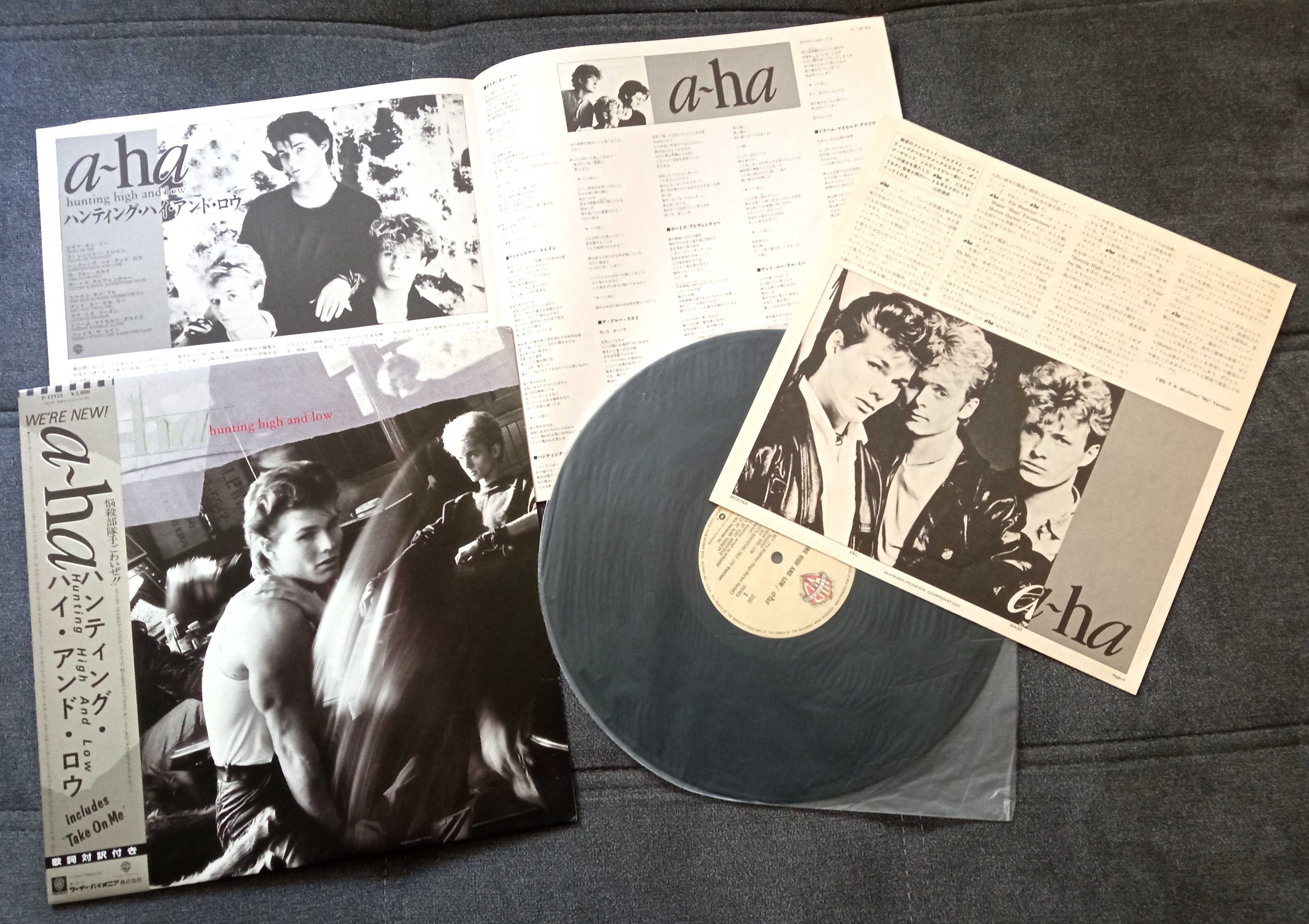 a-ha Hunting High And Low 1press 1985 Japan Obi