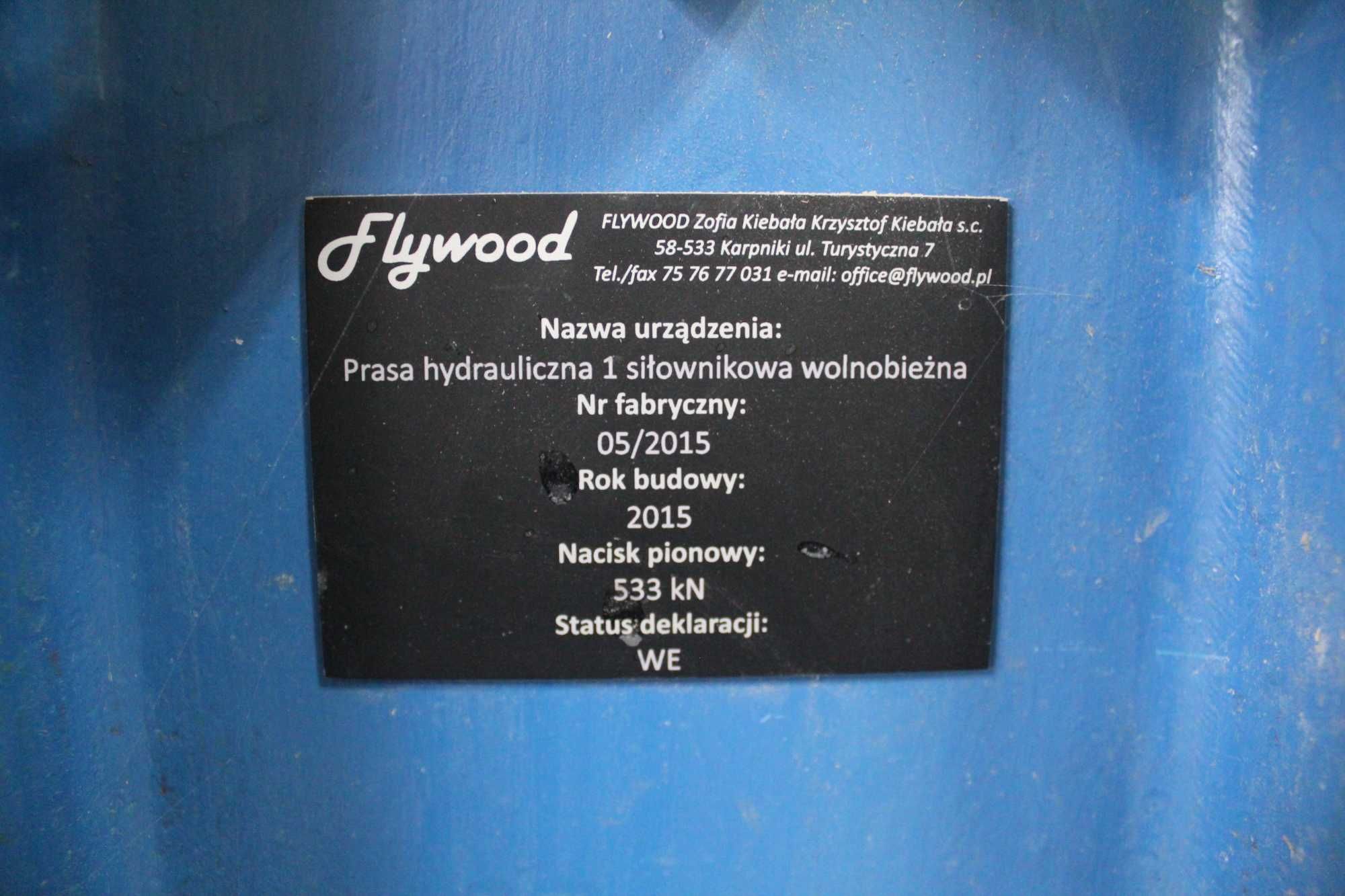 Prasa hydrauliczna z agregatem