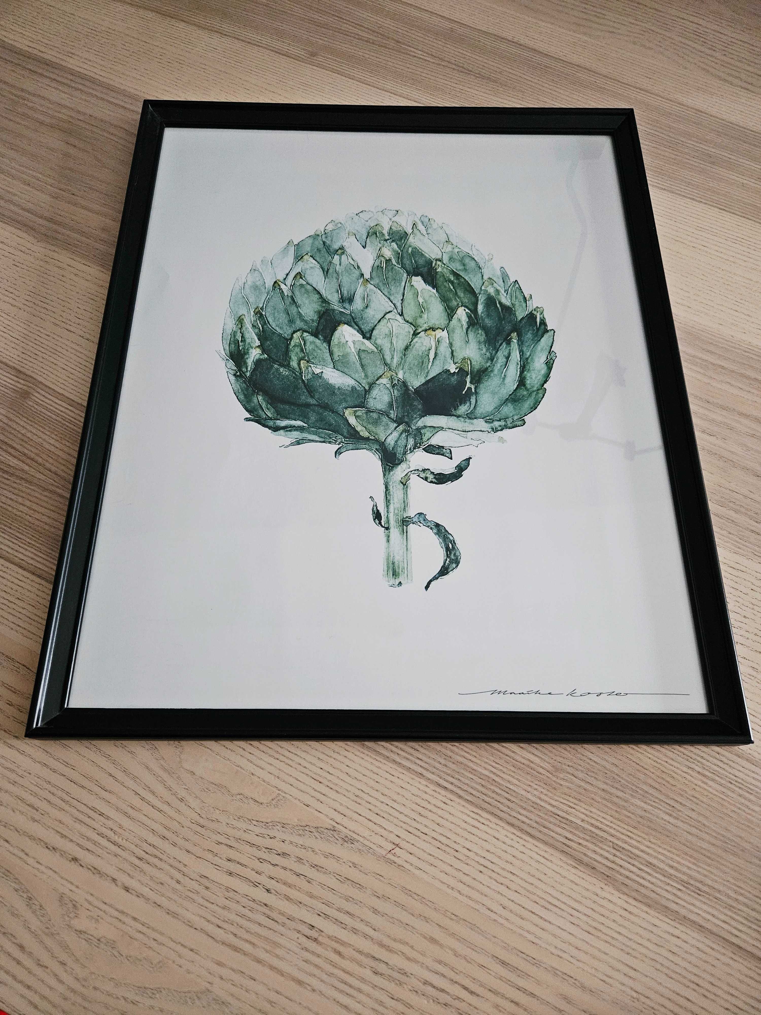 Dwa oprawione plakaty z Ikea