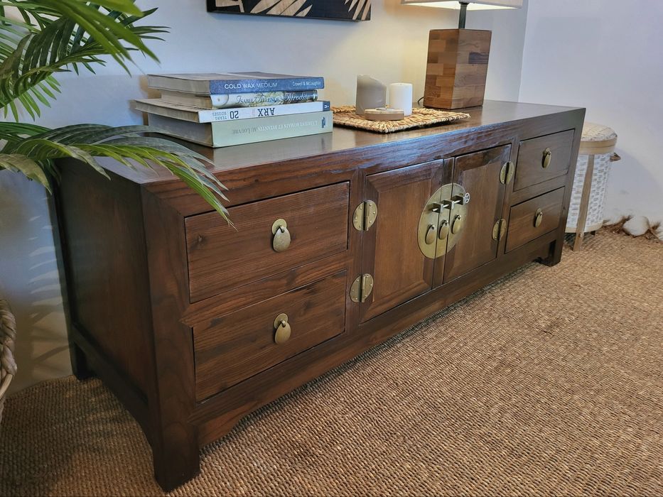 aparador, consola, movel tv, armario, oriental, rustico