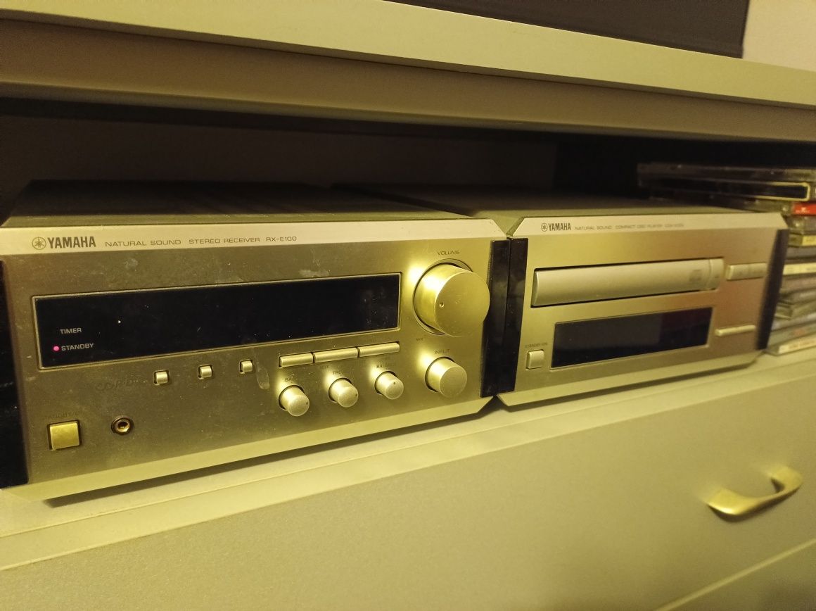 Amplituner Yamaha RX-E100 Pianocraft, sprawny. RDS + CD