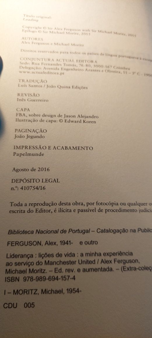 Alex Ferguson, Liderança - Michael Moritz