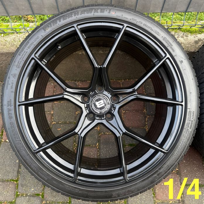 Zimowe 20 cali Audi A5 A6 A7 BMW G30 G31 G32 5x112 9J ET35 24rok 8mm