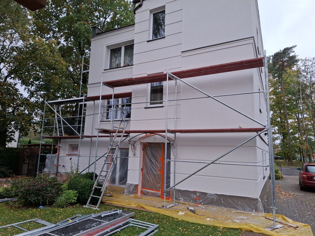 Rusztowanie fasadowe plettac