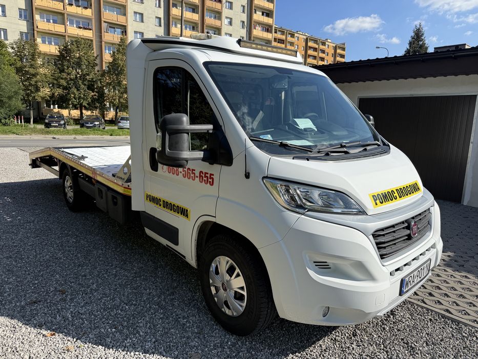 Fiat Ducato 2.3 Pomoc drogowa autolaweta Już jade zadbana PL Salon
