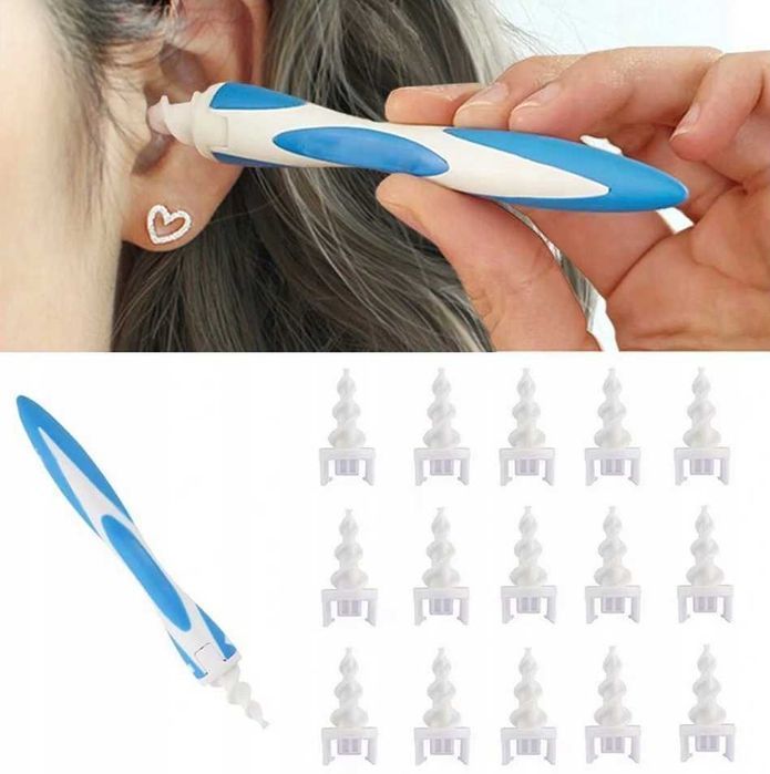Urządzenie do czyszczenia uszu czyścik do uszu 16 końcówek