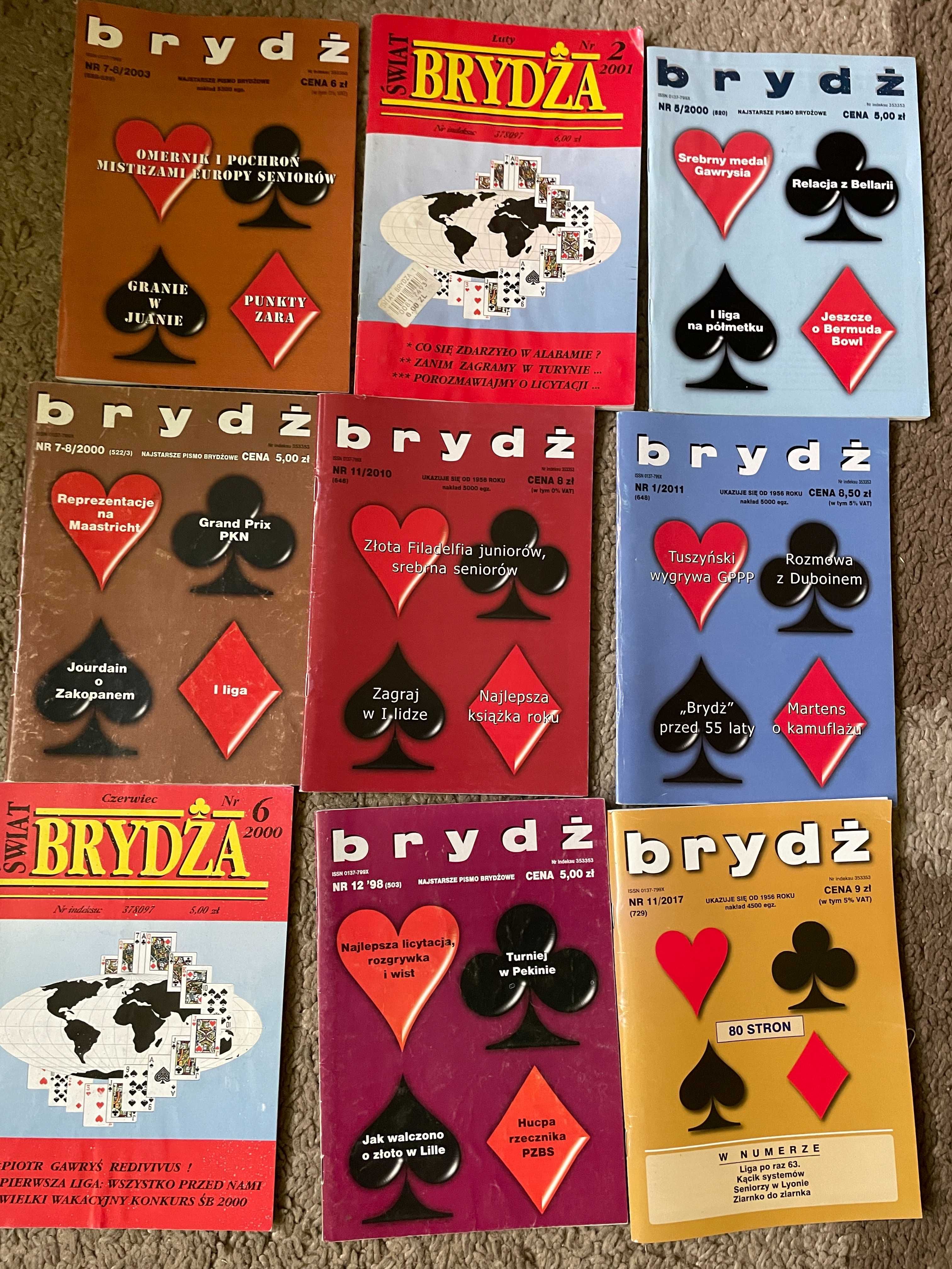 Brydż i Świat Brydża,  Brydż dla wszystkich 126 numerów