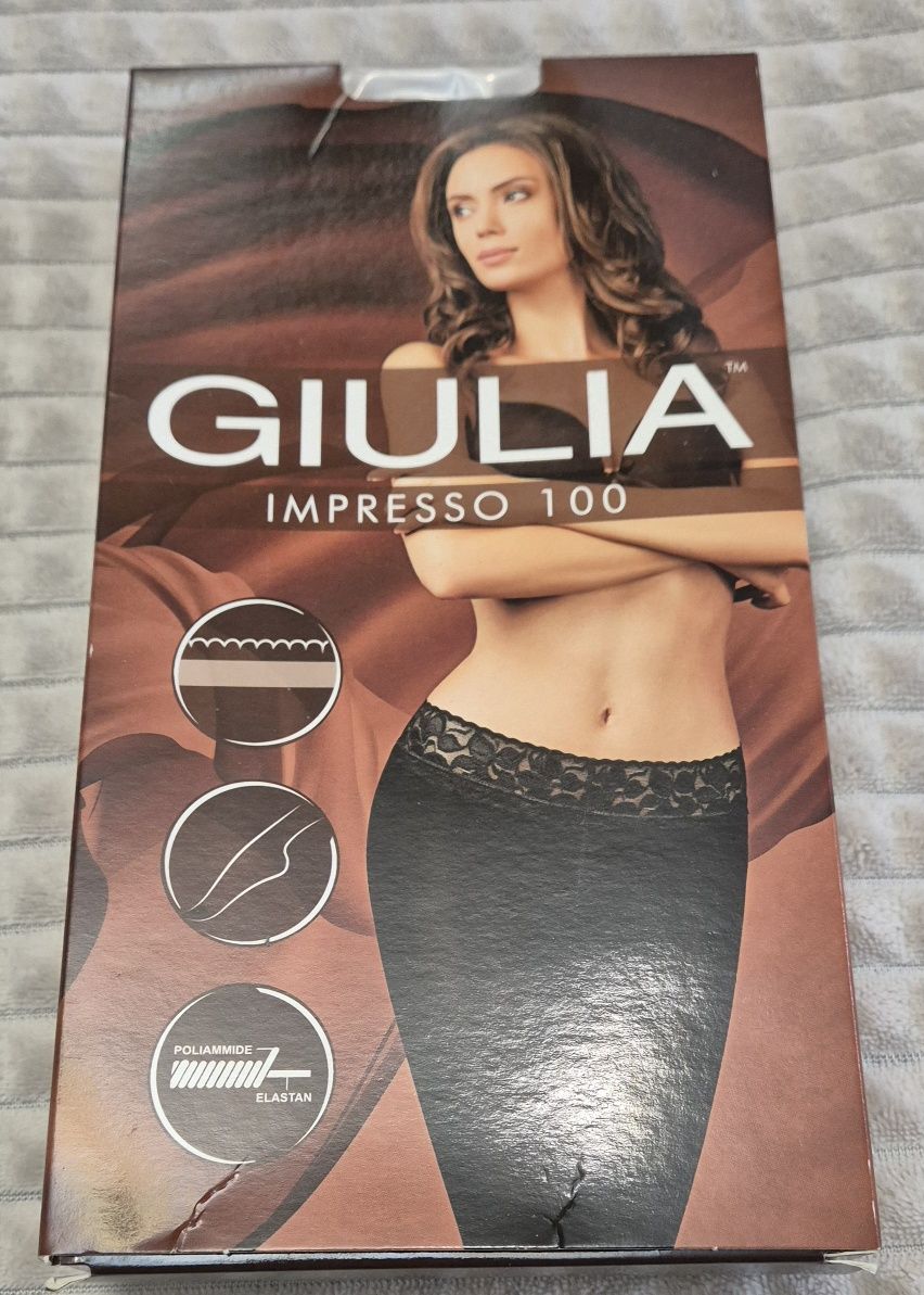 Колготки Giulia чорні 100 den