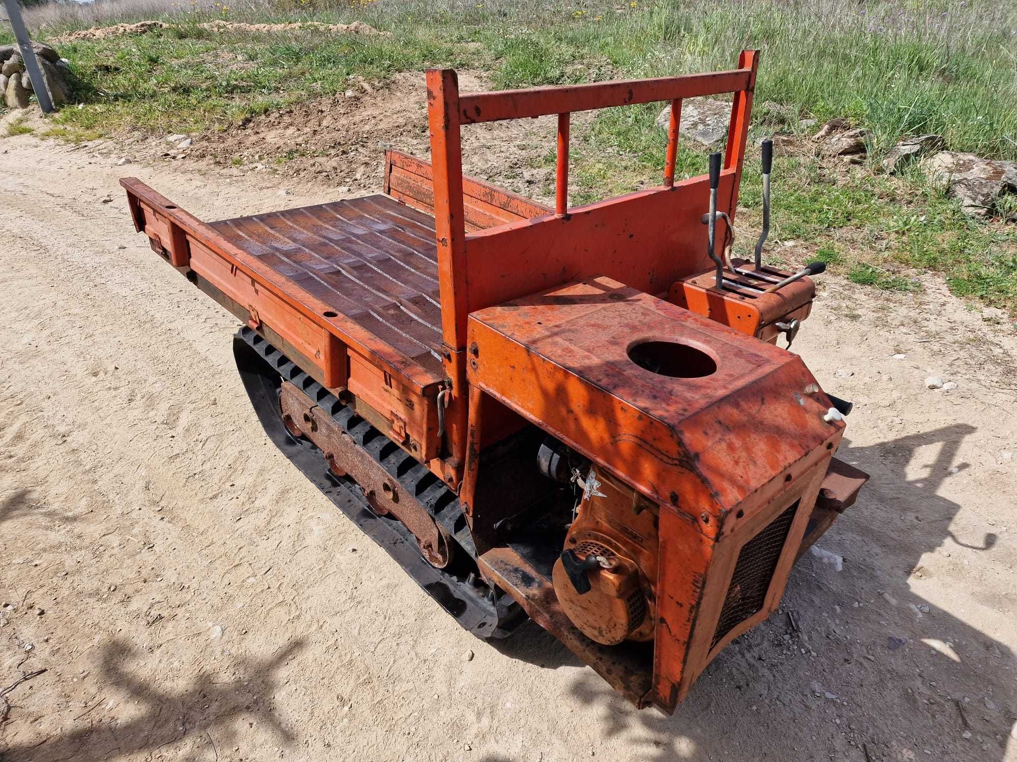 Mini dumper / Carro de mão de lagartas basculante a motor - GC-530