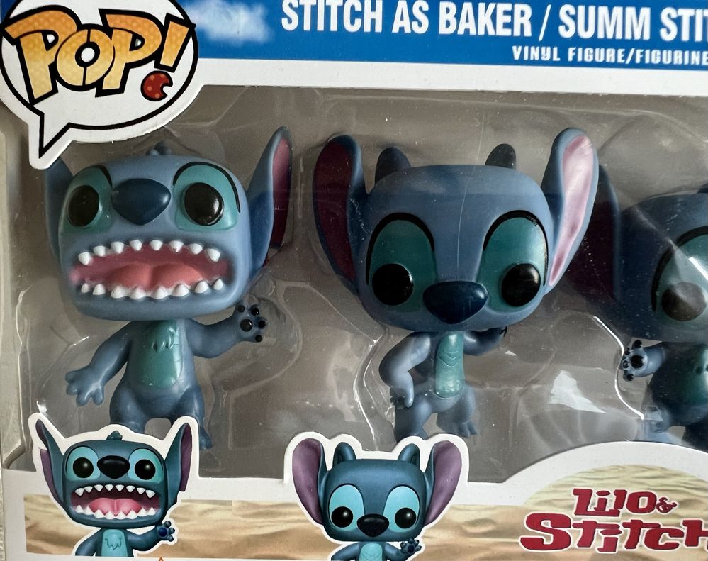 Conjunto 4 bonecos Stitch NOVO