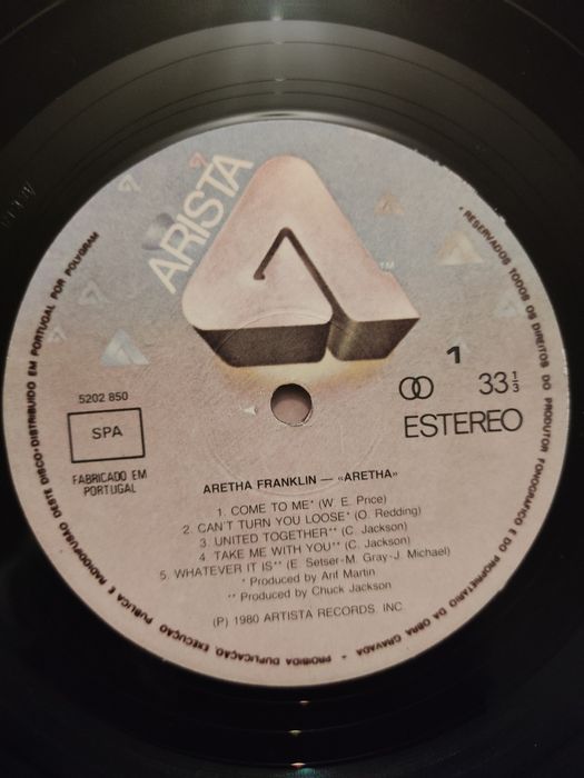 Disco de Vinil LP Aretha - original de 1980