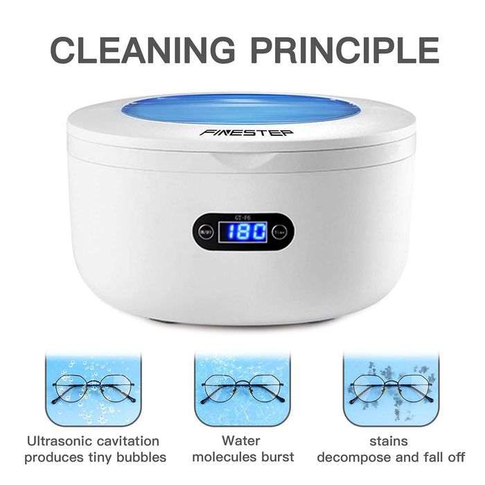 Máquina de limpeza profissional - jóias, óculos, dentaduras, moedas