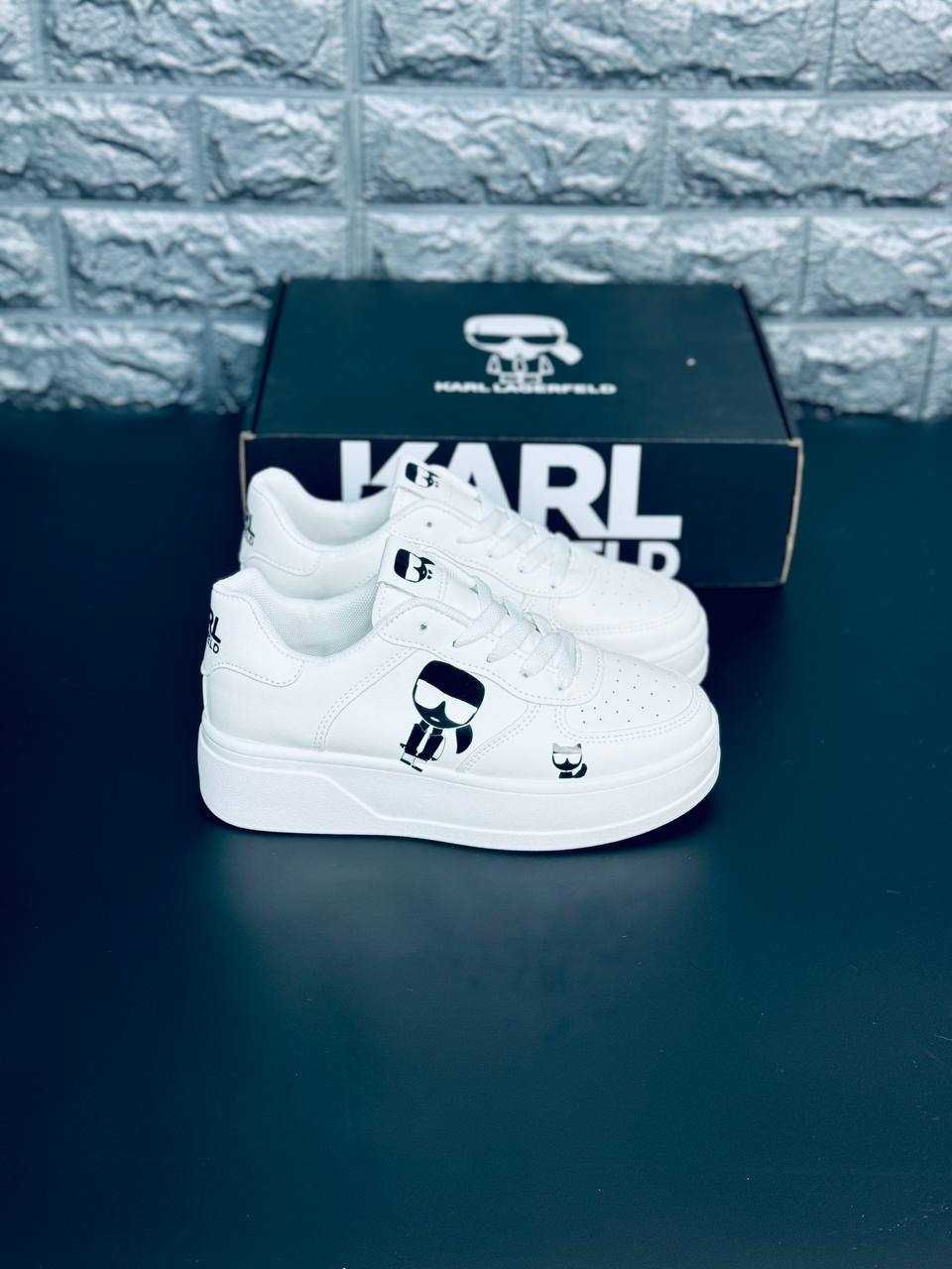Кроссовки Karl Lagerfeld женские Топ продаж! Белые кеды Распродажа!