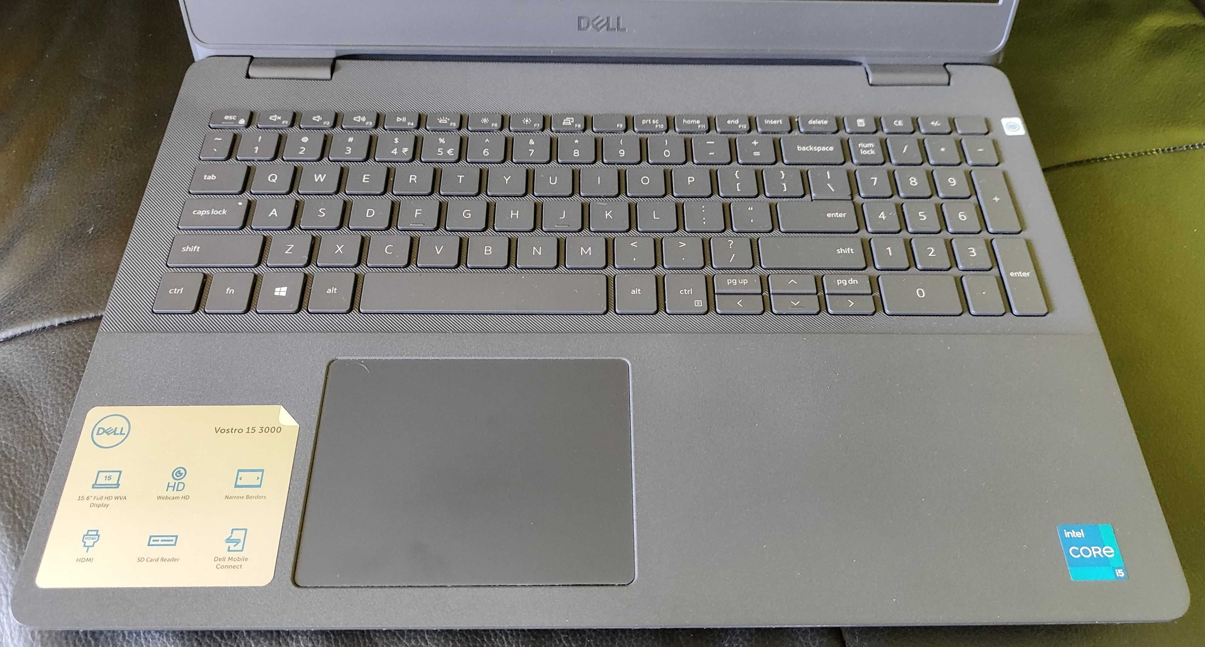 Dell Vostro 15 3000 – i5 11th gen, 16GB RAM, NVMe, Win11 Pro, stan BDB