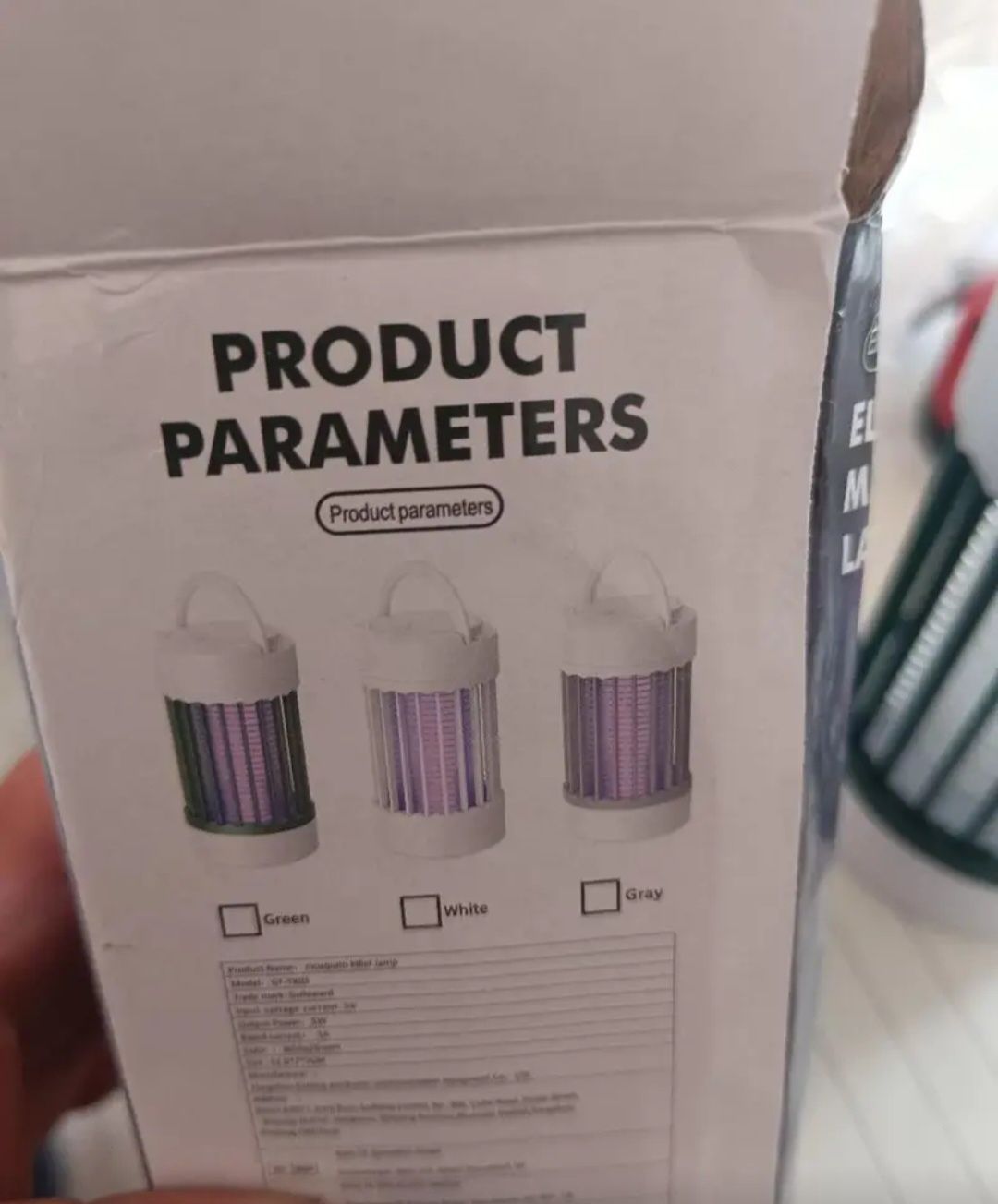 Lampka UV owadobójcza USB do wewnątrz i na zewnątrz Nowa