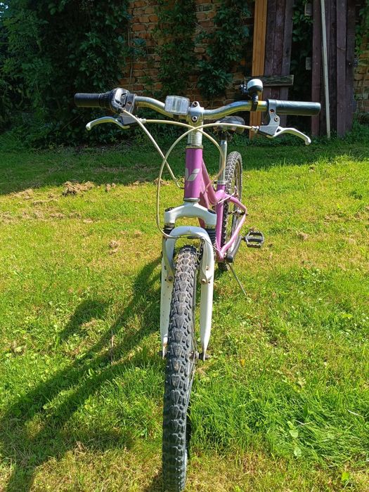Rower damski – fioletowo-różowy – 350 zł (możliwość negocjacji)