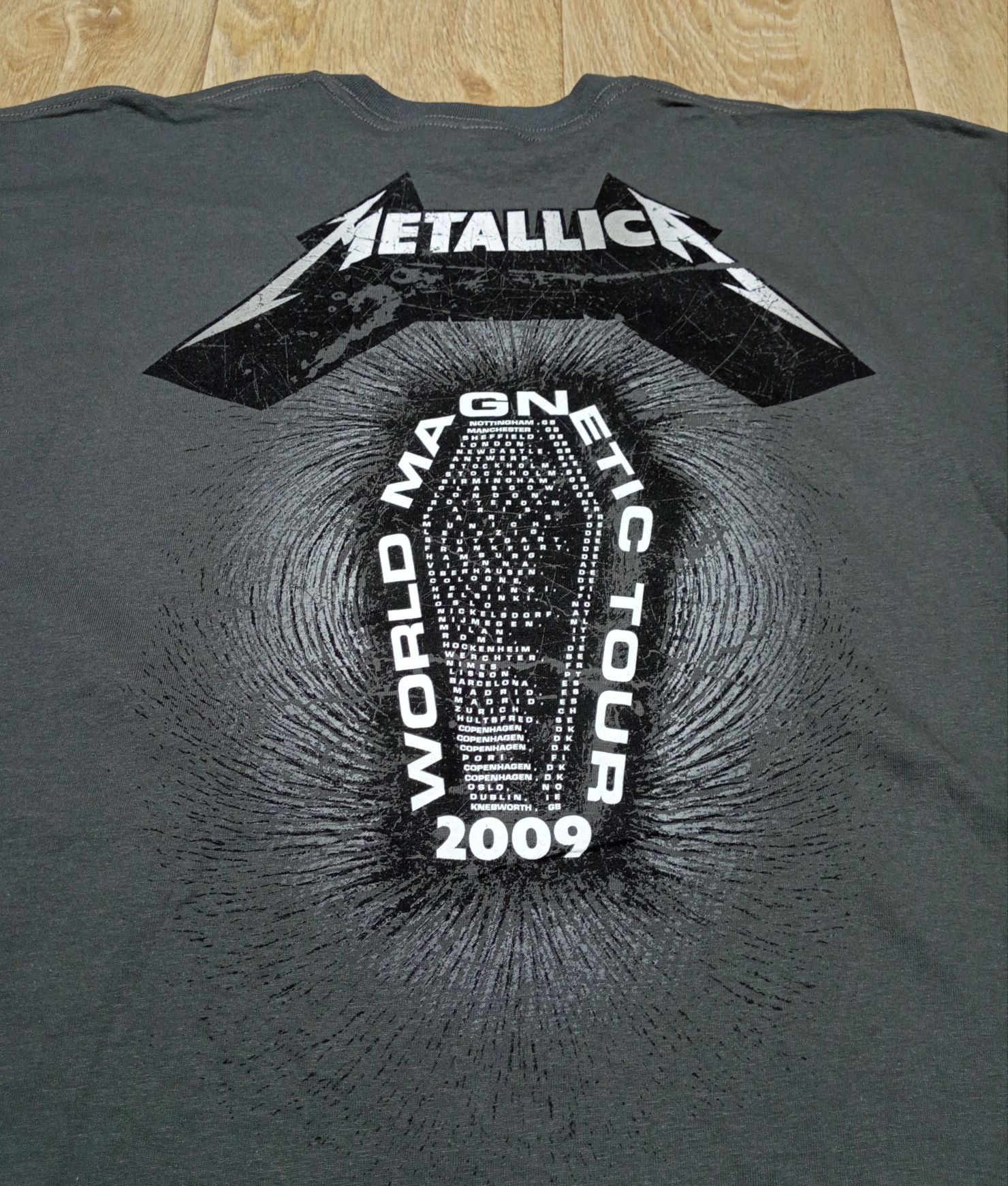 Футболка Metallica Vintage 2009 Guns n Roses black Metal