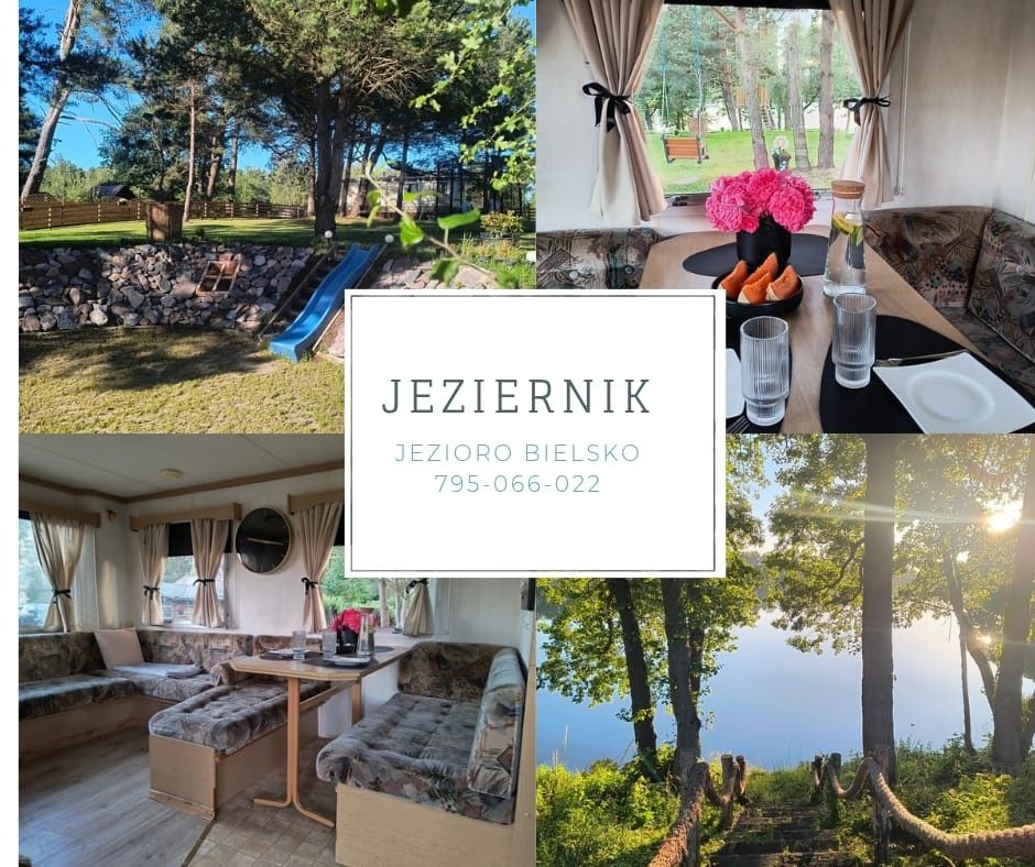 Domek nad jeziorem pod lasem - wynajem domku holenderskiego 4 os.