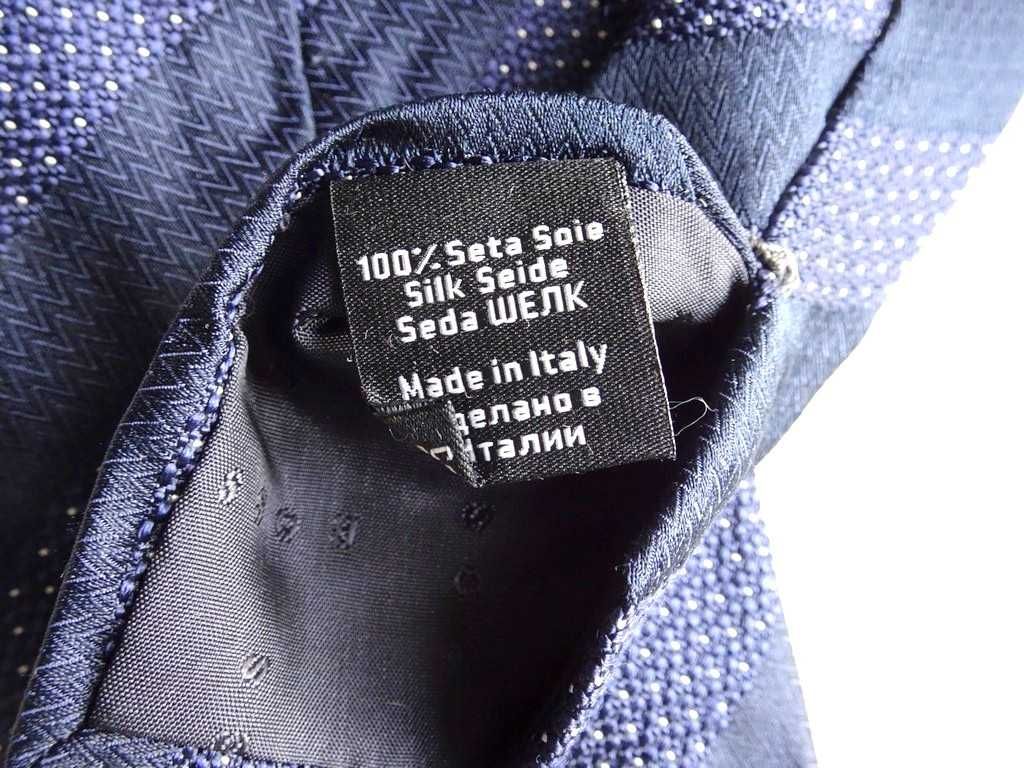 Hugo Boss oryginalny krawat jedwabny  super stan