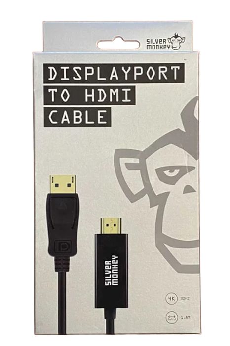 Silver Monkey Kabel DisplayPort