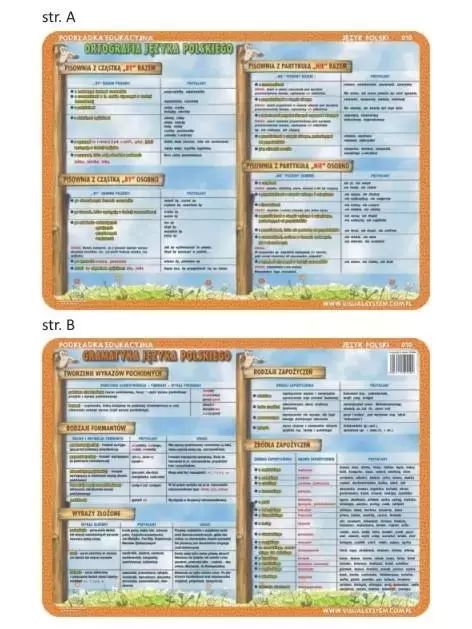Podkładka edu. 010 - Pisownia z -by i nie... Visual System