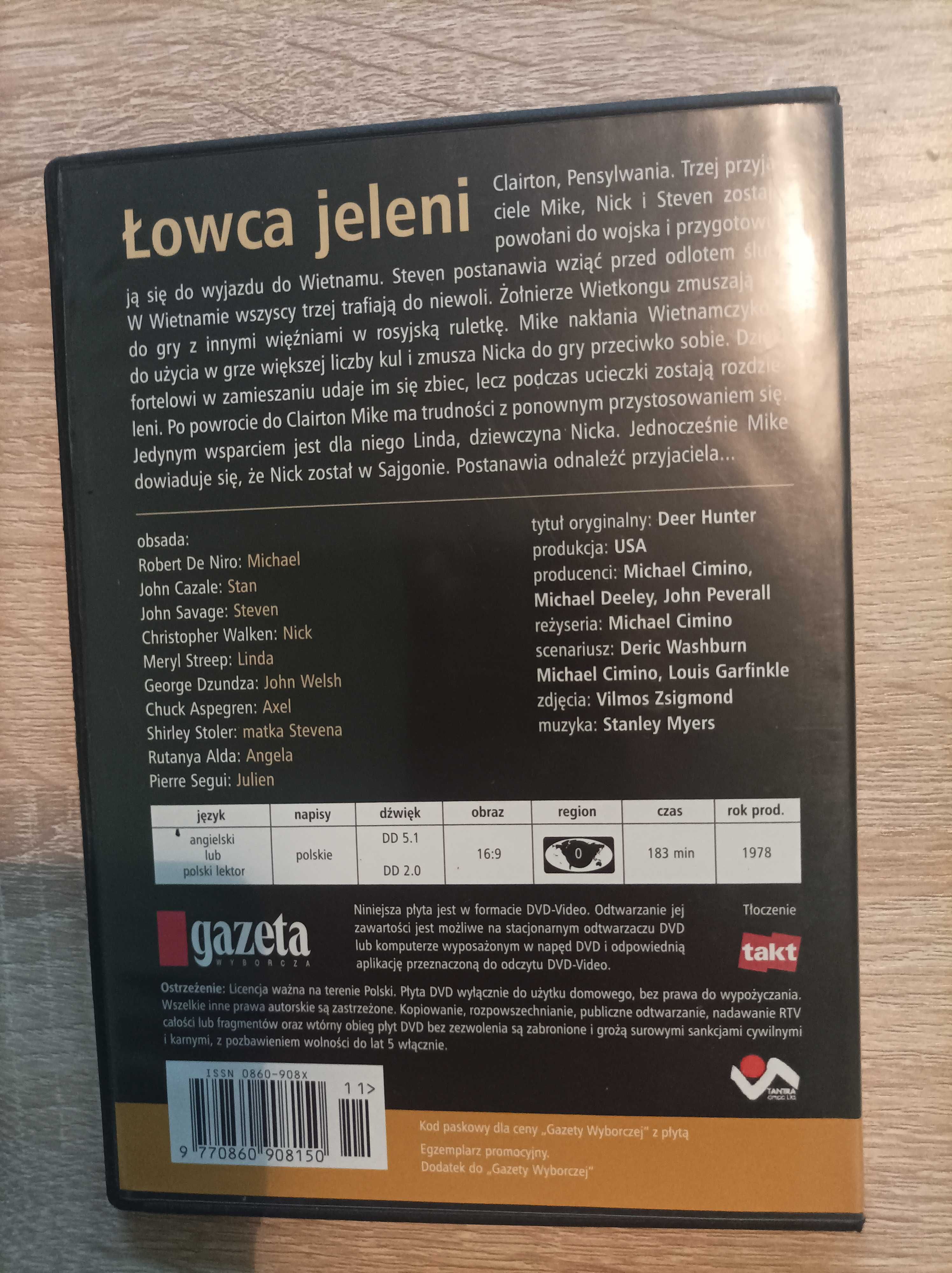Film DVD Łowca Jeleni