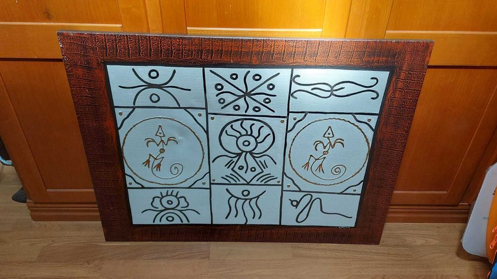 Tela Pintura Tradicional República Dominicana