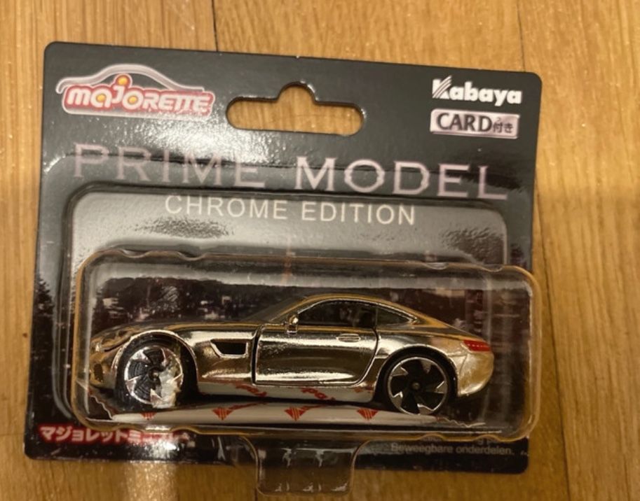 Majorette Prime Model Chrome Edition Mercedes Benz AMG GT Japonia