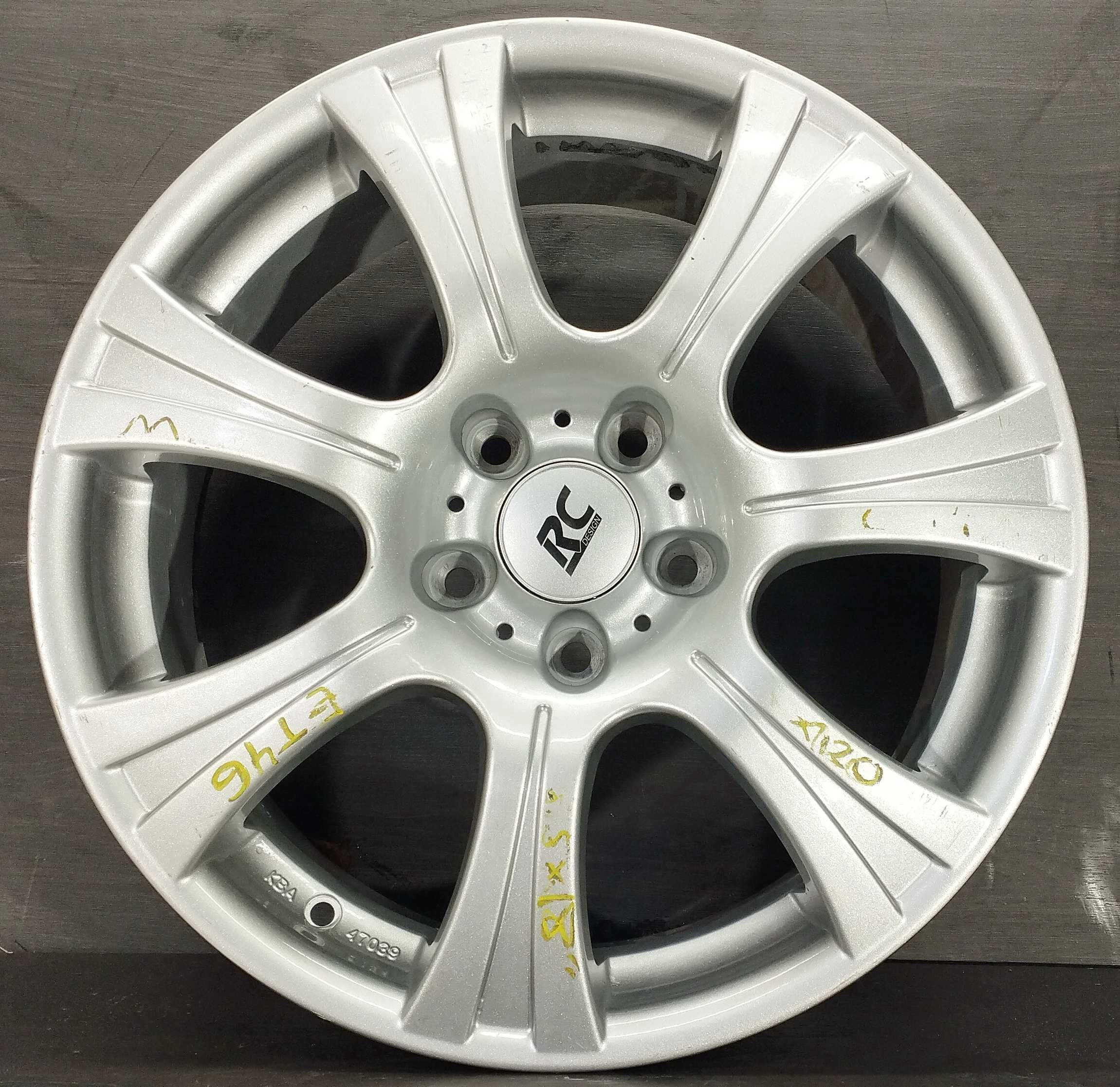 5x120 R18 ET46 4x felgi aluminiowe RC Design / BMW  Touareg /