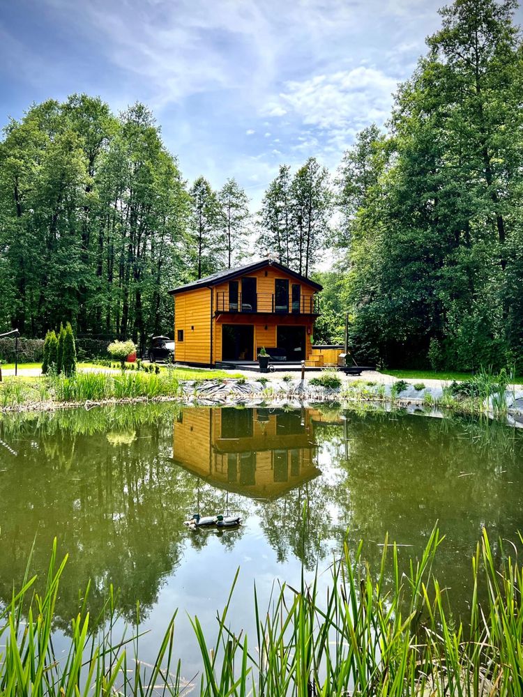 Domek 8 osobowy nad jeziorem Sikórz