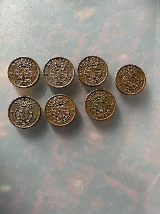 Moedas de Portugal, Angola e Moçambique