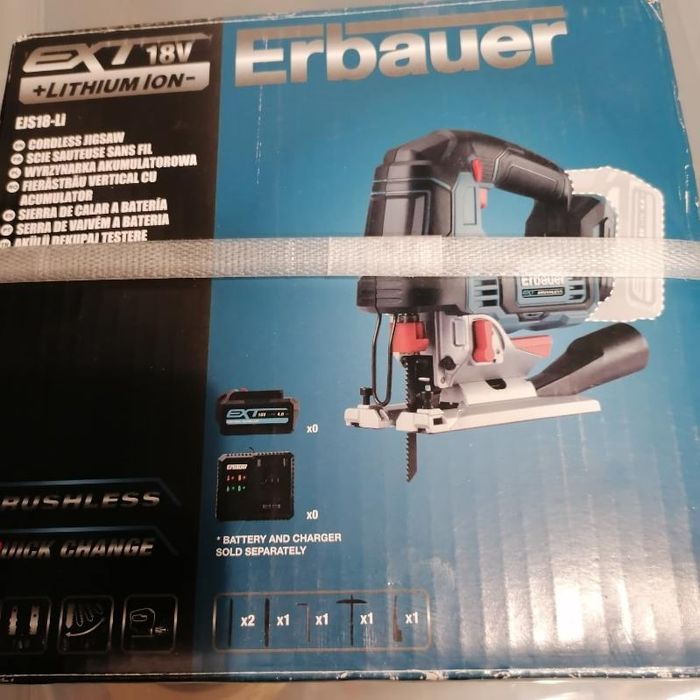 Wyrzynarka Erbauer 18V (bez akumulatora)