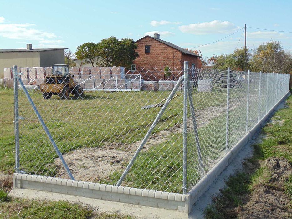 SOLIDNA siatka ogrodzeniowa ocynkowana fi2,5mm 150cm 10mb za 110 zł