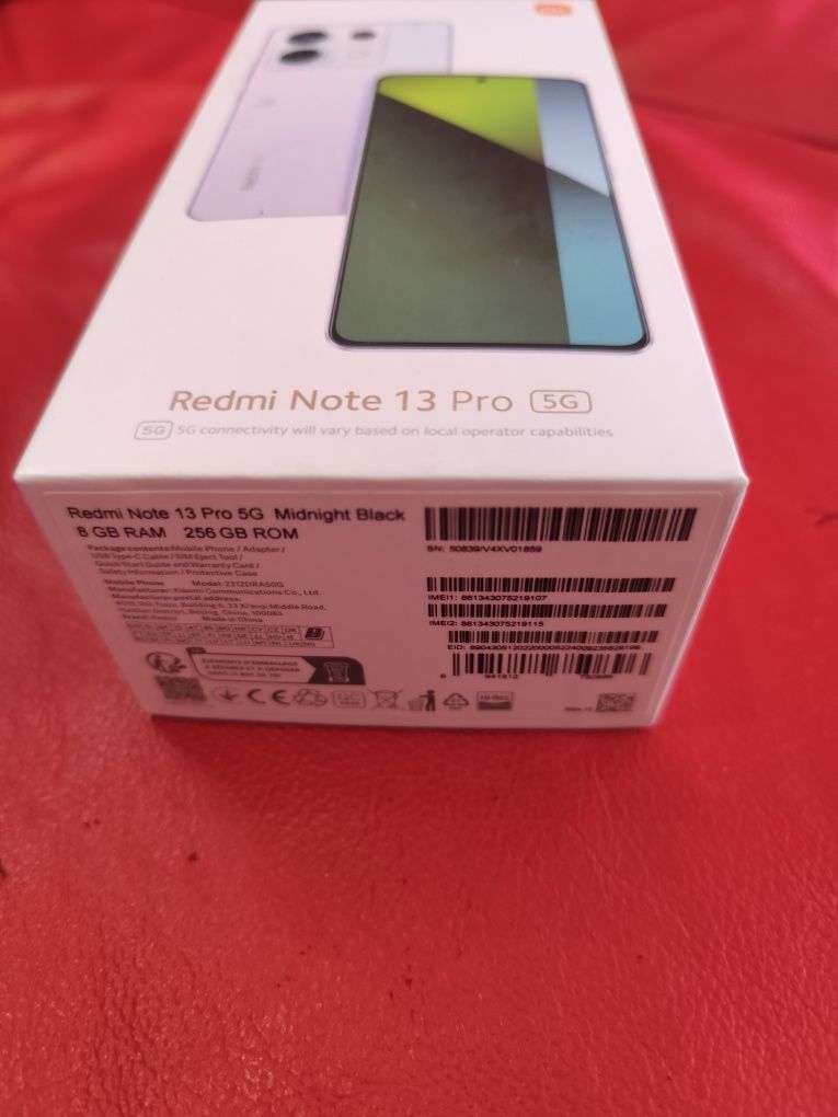 Xiaomi Redmi Note 13 pro 5g 8RAM 256 ROM