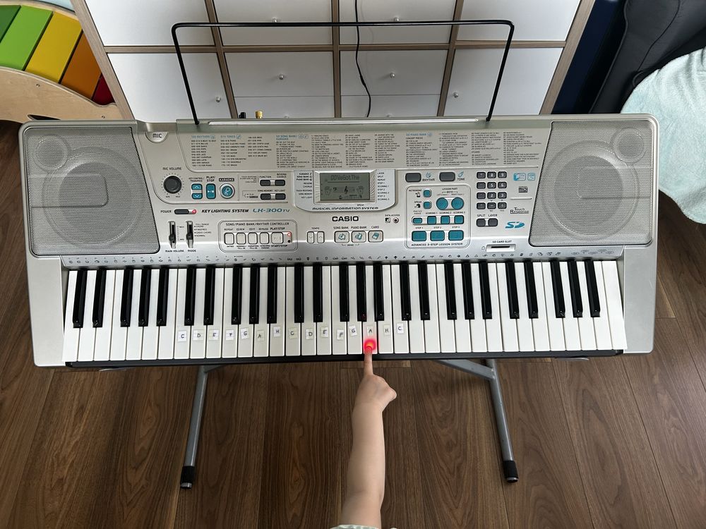 Casio LK-300 TV - keyboard + GRATIS!!!