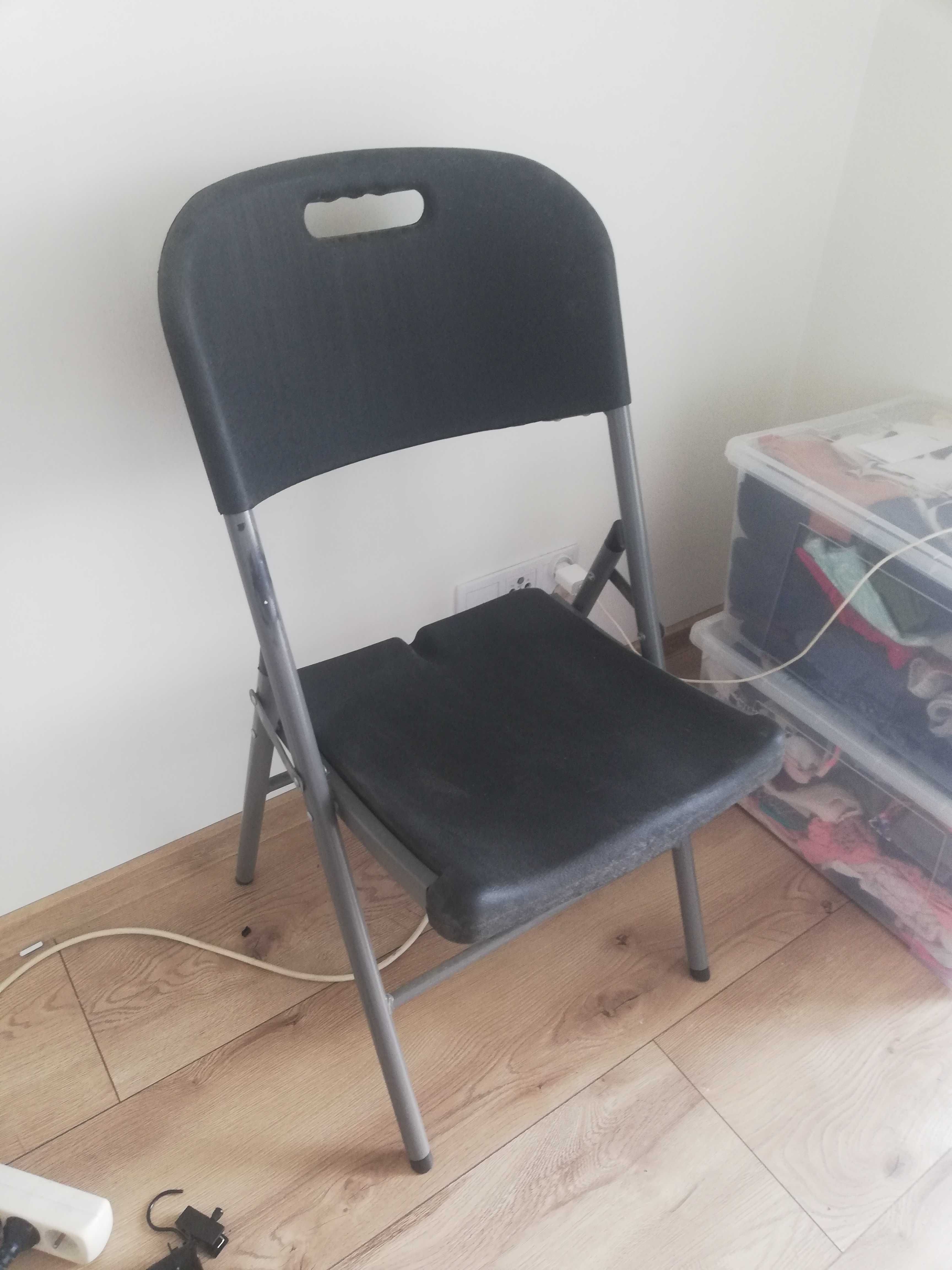 Krzesla cateringowe/bankietowe skladane, solidne klasa Premium 3 szt.