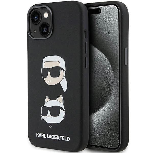 Etui Karl Lagerfeld Silicone Karl&Choupette Head na iPhone 15 Plus / 1
