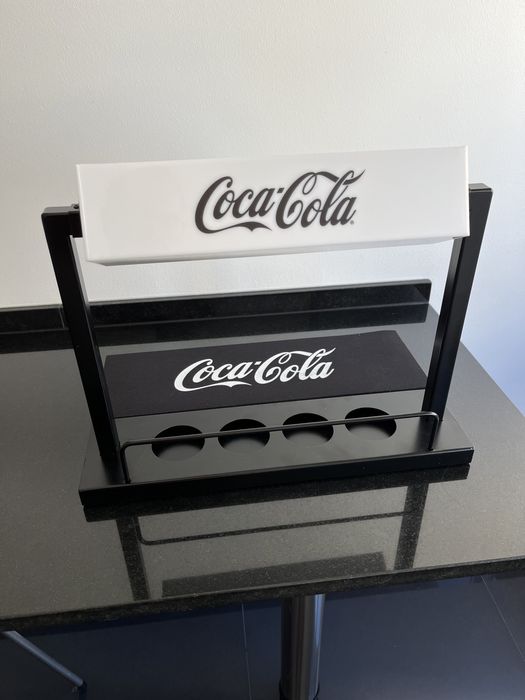 Expositor luminoso da Coca Cola