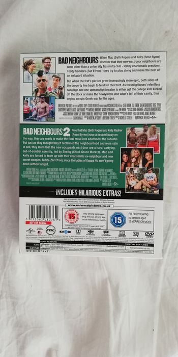 Pack em dvd "Bad Neighbors" - edição especial (portes grátis)