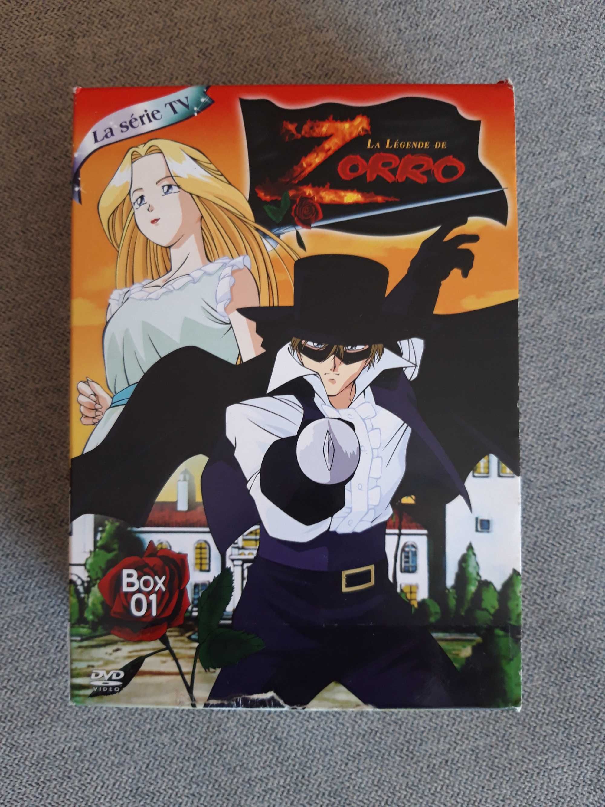 Pack 4 DVD desenho animado "ZORRO"