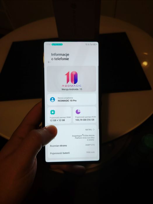 Redmagic 10 Pro 12/256GB Gwarancja EU komplet