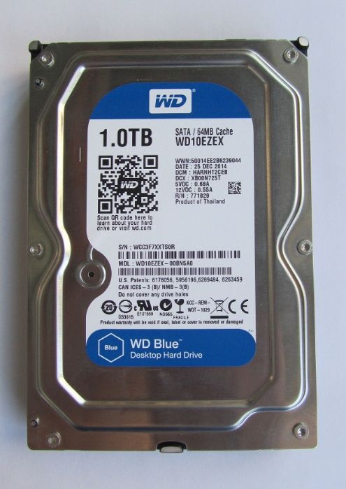 Жесткий диск Western Digital Blue 1TB