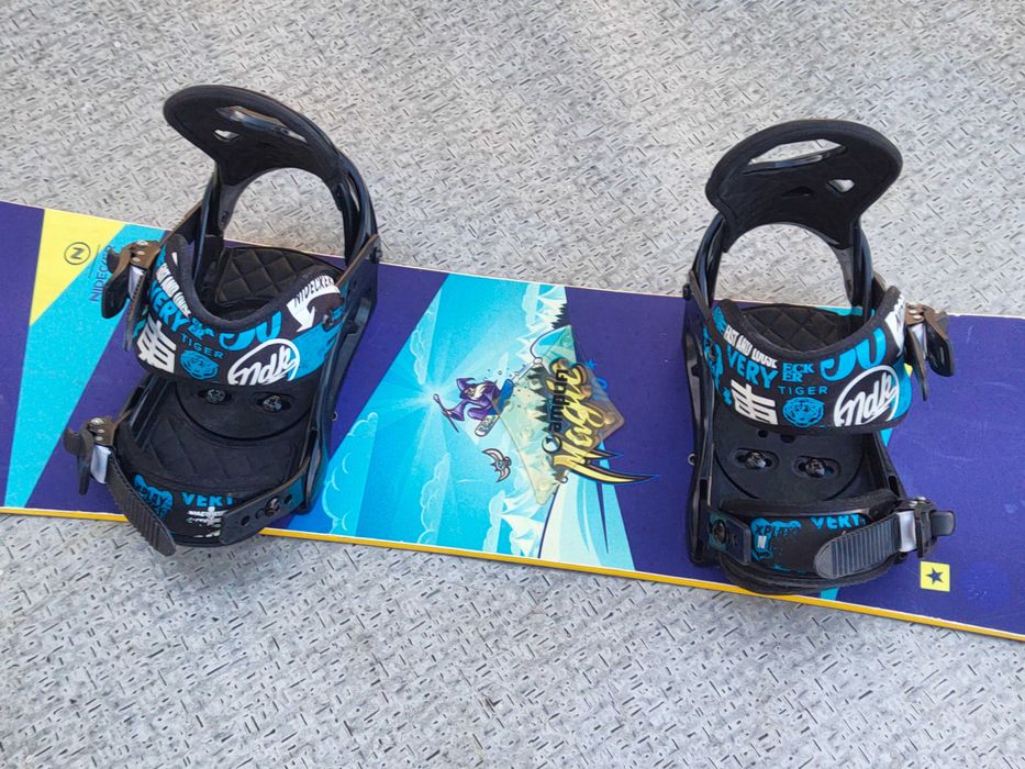 Dziecięcy snowboard NIDECKER NITRON 110 cm + wiązanie NIDECKER!