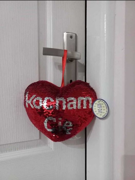 Serce cekinowe Kocham Cię